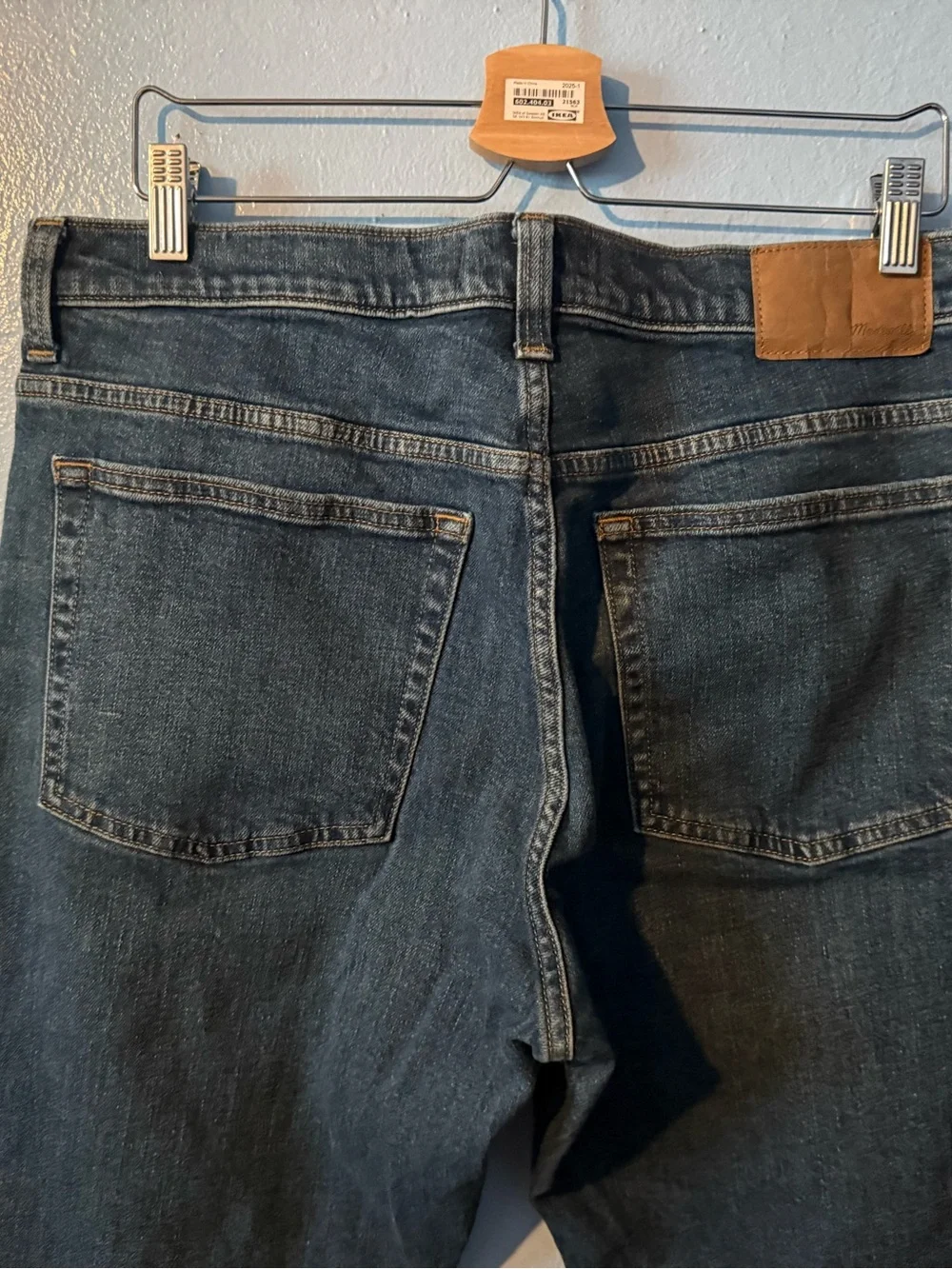 Madewell Men's Skinny Jeans in Washed Black